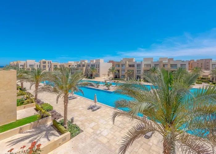 Appartement Coastal Vibe 2br Mangroovy Gouna With Rooftop Cinema, Bbq, Pool & Access Hurghada