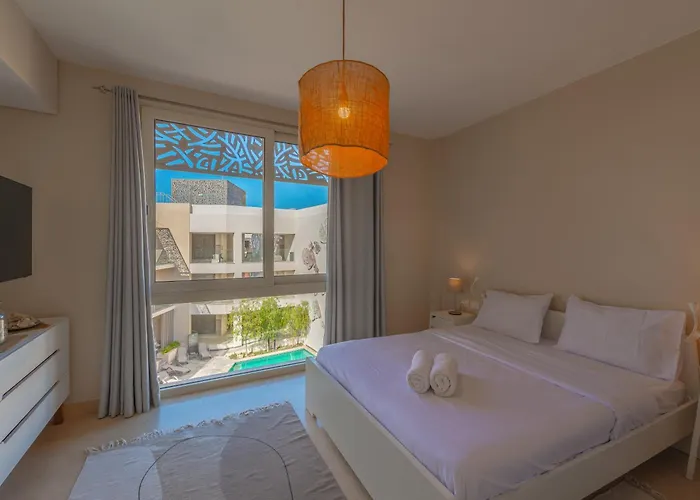 Coastal Vibe 2br Mangroovy Gouna With Rooftop Cinema, Bbq, Pool & Access Appartement